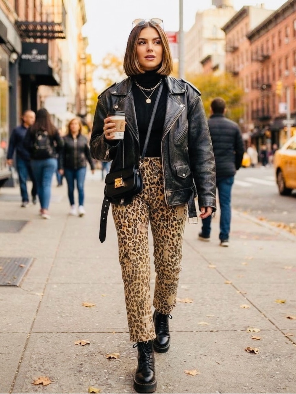 Molly Bracken Leopard Print Jeans